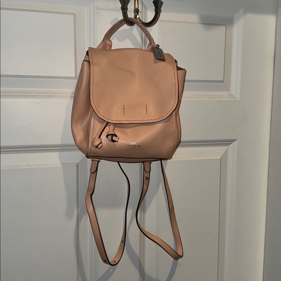 Coach Derby Convertible Backpack Shoulder Bag Blush Pink Leather F59819 Rare EUC - Picture 2 of 12
